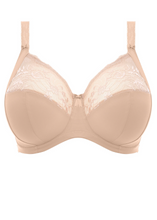 Load image into Gallery viewer, ELOMI<BR>
Nerina Underwire Moulded Spacer Bra<BR>
Black. Sahara<BR>
