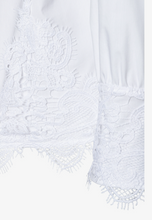 Load image into Gallery viewer, MORE AND MORE<BR>
Lace Blouse<BR>
White<BR>
