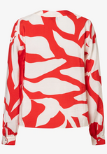 Load image into Gallery viewer, MORE AND MORE<BR>
Printed Blouse<BR>
Coral<BR>
