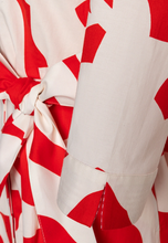 Load image into Gallery viewer, MORE AND MORE<BR>
Printed Shirt Dress<BR>
Coral<BR>
