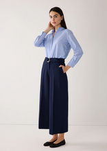 Load image into Gallery viewer, MORE AND MORE<BR>
Wide Culotte<BR>
Navy<BR>
