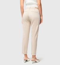 Load image into Gallery viewer, MAC JEANS<BR>
Chino Turn Up Women's Pants<BR>
Ivory, Navy<BR>
