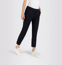 Load image into Gallery viewer, MAC JEANS<BR>
Chino Turn Up Women's Pants<BR>
Ivory, Navy<BR>
