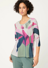 Load image into Gallery viewer, OLSEN<BR>
Graphic Floral T-Shirt<BR>
Multi<BR>
