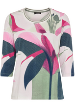 Load image into Gallery viewer, OLSEN<BR>
Graphic Floral T-Shirt<BR>
Multi<BR>
