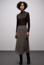 Load image into Gallery viewer, STREET ONE<BR>
Leopard Plisse Dress<BR>
Molten Earth<BR>
