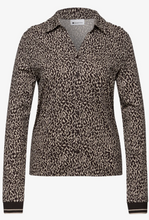 Load image into Gallery viewer, STREET ONE<BR>
Print Leo Blouse<BR>
Molten Earth<BR>
