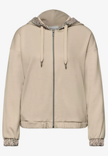 Load image into Gallery viewer, STREET ONE<BR>
Hoodie Jacket<BR>
Beige<BR>
