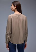 Load image into Gallery viewer, STREET ONE<BR>
Tunic with Tape Details<BR>
Light Mocha<BR>
