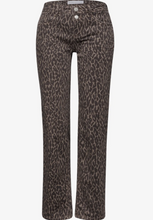 Load image into Gallery viewer, STREET ONE<BR>
Straight Leg Jeans<BR>
Leo Print<BR>
