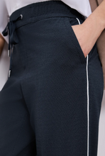 Load image into Gallery viewer, STREET ONE<BR>
Slim Leg Trousers<BR>
Navy<BR>
