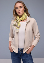 Load image into Gallery viewer, STREET ONE<BR>
Pleat Square Scarf<BR>
Yellow<BR>
