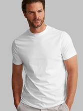 Load image into Gallery viewer, VEDONEIRE<BR>
Casual Round Neck Cotton T-Shirt<BR>
Blue, Navy, White<BR>

