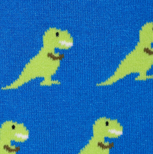 Load image into Gallery viewer, SWOLE PANDA<BR>
T Rex Bamboo Socks<BR>
Blue<BR>
