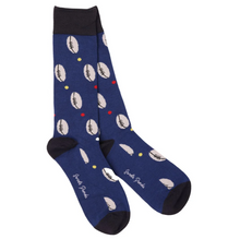 Load image into Gallery viewer, SWOLE PANDA<BR>
Rugby Ball Bamboo Socks<BR>
Clover<BR>
