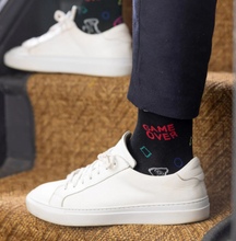 Load image into Gallery viewer, SWOLE PANDA<BR>
Gamer Socks<BR>
Navy<BR>
