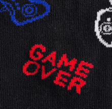 Load image into Gallery viewer, SWOLE PANDA<BR>
Gamer Socks<BR>
Navy<BR>

