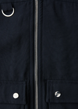 Load image into Gallery viewer, STREET ONE<BR>
Utility Blouse Jacket<BR>
Navy<BR>
