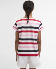 Load image into Gallery viewer, BARBOUR<BR>
Lyndale Stripe Top<BR>
Multi, Red<BR>
