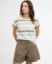 Load image into Gallery viewer, BARBOUR<BR>
Lyndale Stripe Top<BR>
Multi, Red<BR>
