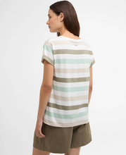 Load image into Gallery viewer, BARBOUR<BR>
Lyndale Stripe Top<BR>
Multi, Red<BR>
