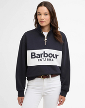 Load image into Gallery viewer, BARBOUR<BR>
Zaria Half Zip Sweatshirt<BR>
Navy<BR>
