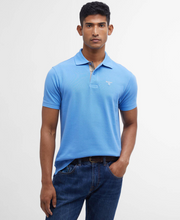Load image into Gallery viewer, BARBOUR<BR>
Pique Polo Shirt<BR>
Sky, Teal, Dark Chambray, Delft<BR>
