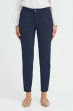 Load image into Gallery viewer, FRANSA<BR>
Zenia Tessa Chino<BR>
Navy<BR>
