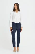 Load image into Gallery viewer, FRANSA<BR>
Zenia Tessa Chino<BR>
Navy<BR>
