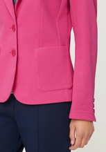 Load image into Gallery viewer, OLSEN<BR>
Pique Jersey Blazer<BR>
Blue, Fuchsia<BR>
