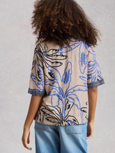 Load image into Gallery viewer, WHITE STUFF<BR>
Ash LinenBlend Top<BR>
Natural<BR>
