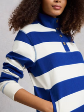 Load image into Gallery viewer, WHITE STUFF<BR>
Bobby Stripe Sweatshirt<BR>
Cobalt<BR>
