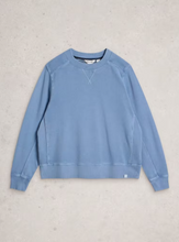 Load image into Gallery viewer, WHITE STUFF<BR>
Day Dreamer Sweatshirt<BR>
Blue<BR>
