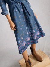 Load image into Gallery viewer, WHITE STUFF<BR>
Lana Denim Dress<BR>
Blue<BR>
