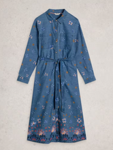 Load image into Gallery viewer, WHITE STUFF<BR>
Lana Denim Dress<BR>
Blue<BR>

