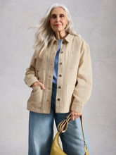 Load image into Gallery viewer, WHITE STUFF<BR>
Luna Denim Jacket<BR>
Natural<BR>
