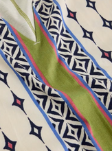 Load image into Gallery viewer, WHITE STUFF<BR>
Nelly Notch Tee<BR>
White Multi<BR>
