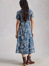 Load image into Gallery viewer, WHITE STUFF<BR>
Rua Shirt Dress<BR>
Blue<BR>
