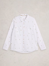 Load image into Gallery viewer, WHITE STUFF<BR>
Sophie Cotton Shirt<BR>
Ivory Multi<BR>
