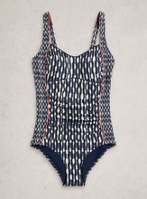 Load image into Gallery viewer, WHITE STUFF<BR>
Splash Control Swimsuit<BR>
Navy<BR>
