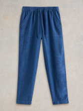Load image into Gallery viewer, WHITE STUFF<BR>
Elle Linen Blend Trousers<BR>
Blue<BR>
