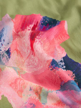 Load image into Gallery viewer, WHITE STUFF<BR>
Woven Mix Tee<BR>
Green<BR>
