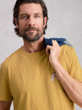 Load image into Gallery viewer, WHITE STUFF<BR>
Camping Tee<BR>
Yellow<BR>
