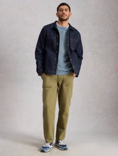 Load image into Gallery viewer, WHITE STUFF<BR>
Crew Neck Knit Sweater<BR>
Blue<BR>
