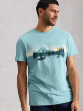 Load image into Gallery viewer, WHITE STUFF<BR>
Finshing Tee<BR>
Blue<BR>
