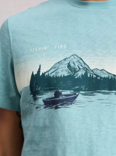 Load image into Gallery viewer, WHITE STUFF<BR>
Finshing Tee<BR>
Blue<BR>
