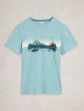 Load image into Gallery viewer, WHITE STUFF<BR>
Finshing Tee<BR>
Blue<BR>
