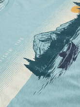 Load image into Gallery viewer, WHITE STUFF<BR>
Finshing Tee<BR>
Blue<BR>
