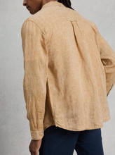 Load image into Gallery viewer, WHITE STUFF<BR>
Keswick Long Sleeve Linen Shirt<BR>
Yellow<BR>
