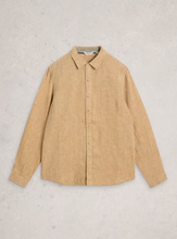 Load image into Gallery viewer, WHITE STUFF<BR>
Keswick Long Sleeve Linen Shirt<BR>
Yellow<BR>
